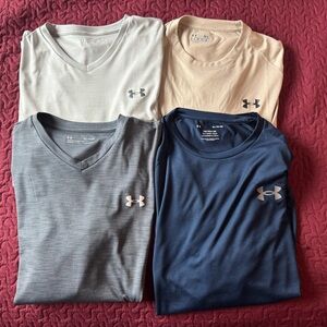 Four Under Armor XL Mens Shirts